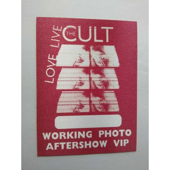 The Cult Love Live Backstage Pass Original VIP Hard Rock Music Concert Tour 2009 - Picture 2 of 3